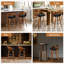 ALFORDSON 2x Bar Stools Swivel Kitchen Dining Chair w/ Backrest Footrest