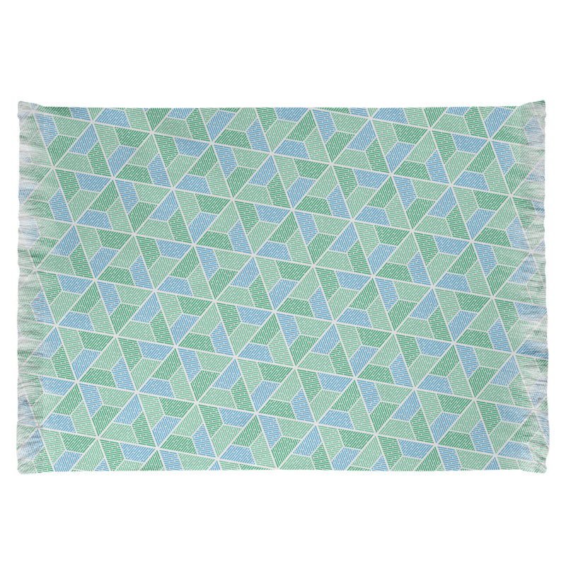 Tapis vert/bleu de la surface trapézoïdals Mcguigan, Oui
