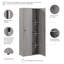 Bush Business Furniture Assure Single Tier 2 Door Storage Locker With Keypad Locks-114851013