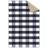 Non-Slip Checkered Plaid Area Rug For Living Room, Hallway Runner, Entryway Rug, Black/Gray/White-1464549457