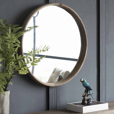 Miroir mural rond 28 po