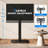 Alesiram Black Floor Stand Mount up to 65inch TV Holds up to 88 lbs