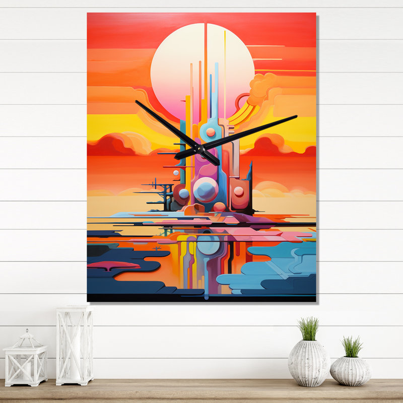 Charlottemarie - Horloge murale moderne Geyser, Petit
