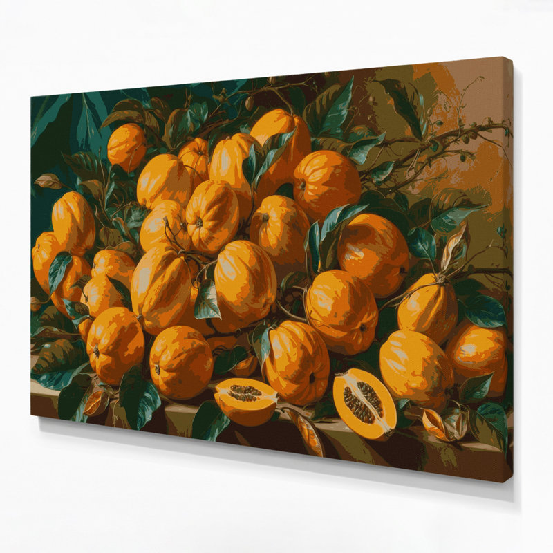 «Fruit Cocona Brown», art mural sur toile, H 12 po x l 18 po