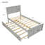 Lit plateforme avec lit gigogne simple