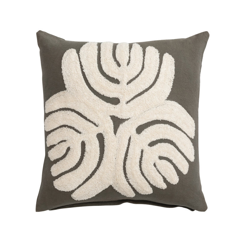 Embroidered Cotton Pillow Cover