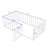 Idonah Metal Floor Bed with Fence and Door-1551245007-1551245004