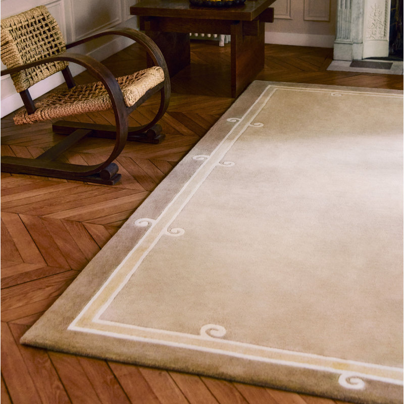 Syracuse Hand Tufted Wool Area Rug, Rectangle 5'5" x 7'8"