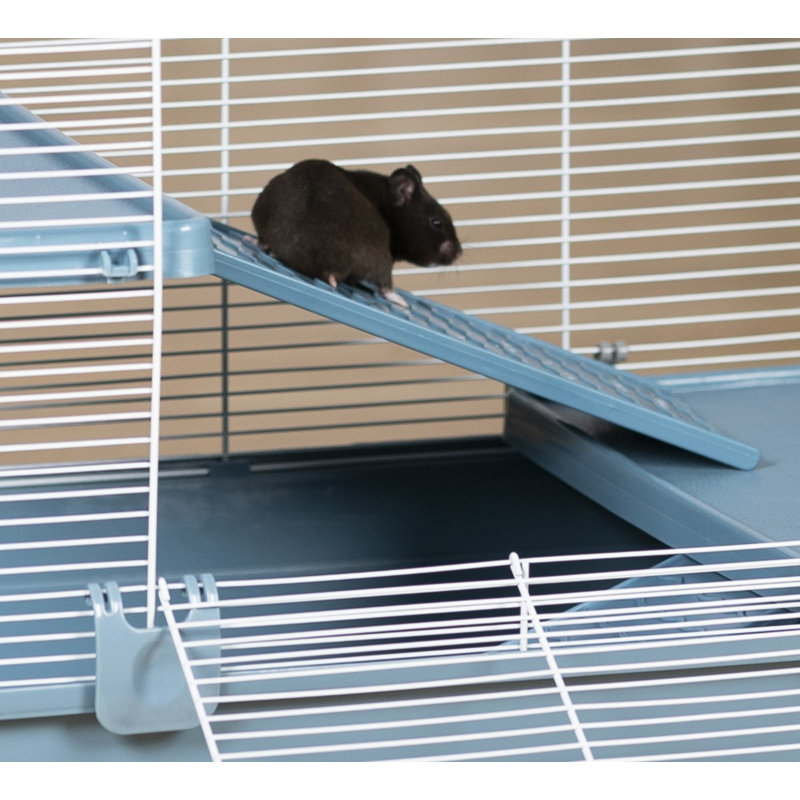Drabeck Small Animal Cage, Blue