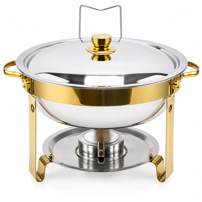 4.5L Stainless Steel Chafing Dish Buffet Set,  Food Warmers Buffet Server for Parties, Home, Gatherings