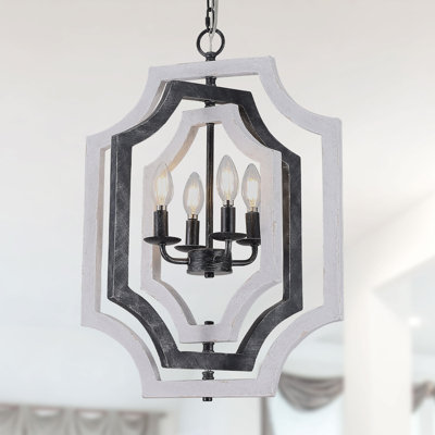 Lustre géométrique 4 lumières Aurore