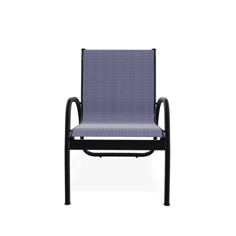 Fauteuil de patio Gardenella, Noir texturé, Brise