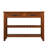 Console Sofa Table with 2 Storage Drawers and 2 Tiers Shelves, Mid-Century Style 42'' Solid Wood Buffet Sideboard-1710790639