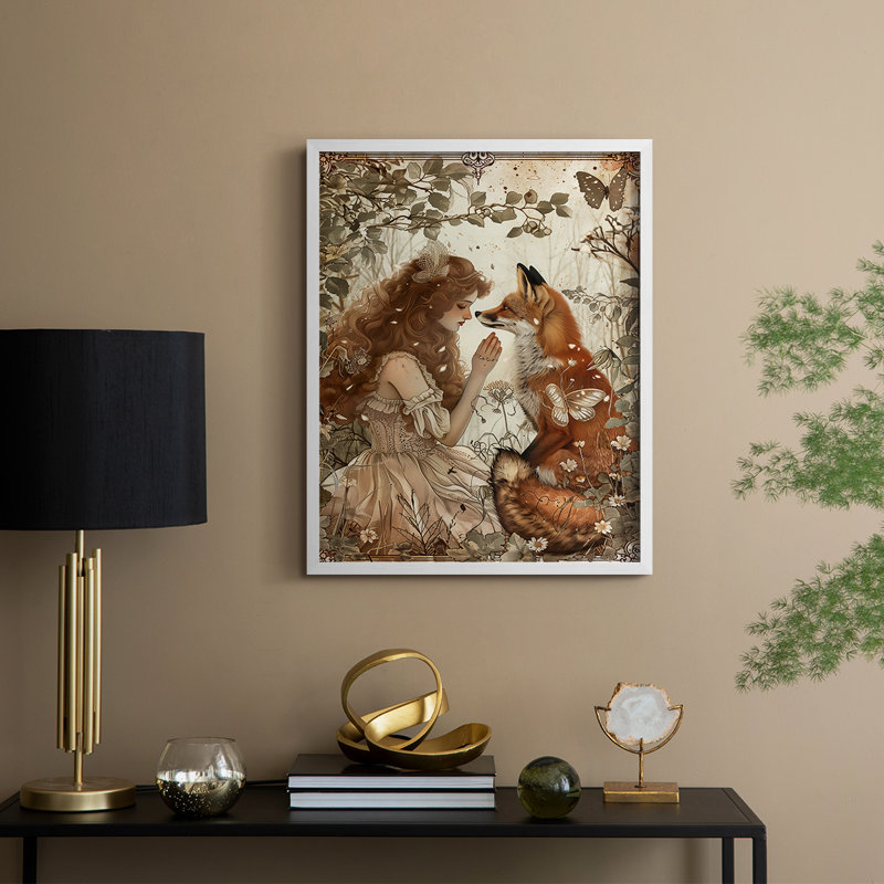 «WOMEN Series CDII», reproduction encadrée - bois massif, H 30 po x l 24 po, Blanc