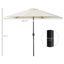 Parasol de marché 108 pi Hector-31272505