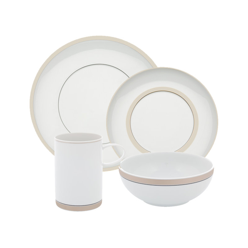 Assiette à dessert Domo Gold 9,02 po, Platine