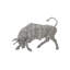 Stainless Steel Bull Pipe Statue
