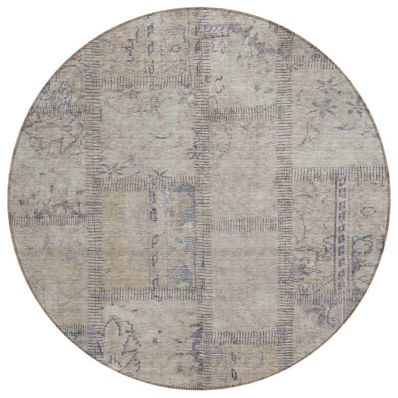 Tapis intérieur / extérieur Mykola, Rond 8 pi
