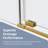 56-60" W x 60" H Frameless Shower Door Single Sliding Soft-Close with 5/16"(8mm) Tempered Glass-112928278