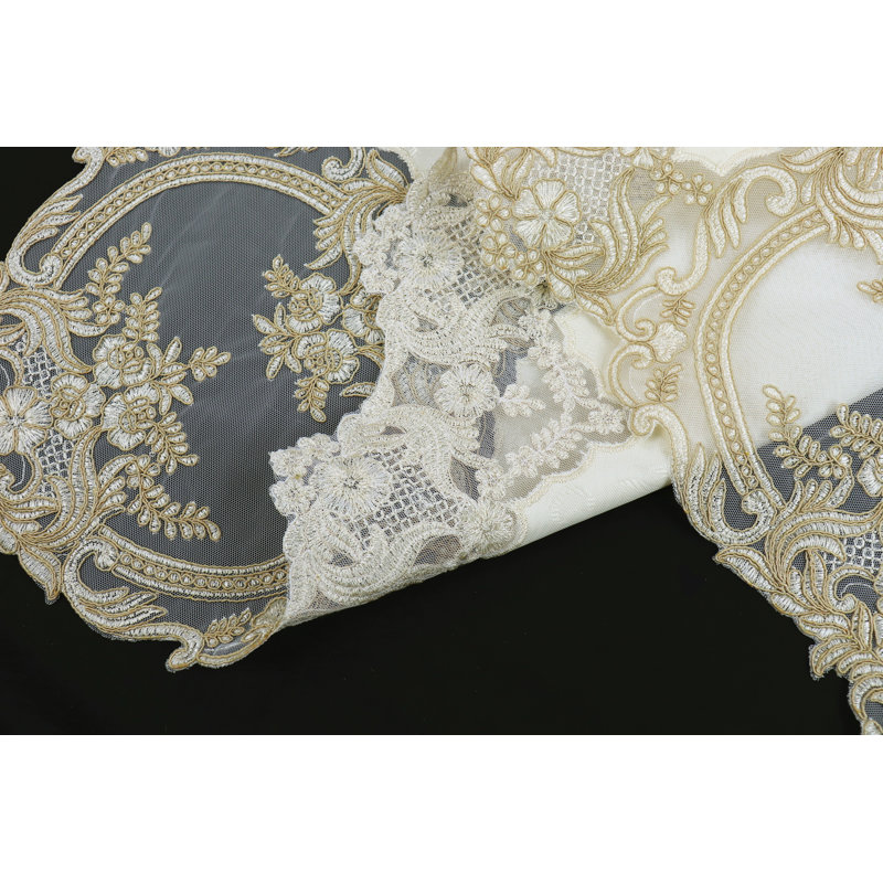 Plateau de table Mcfarlin, Yellow Damask