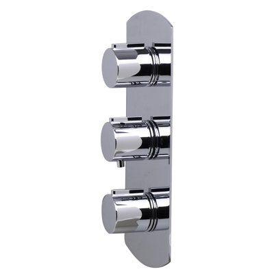 Concealed 3 Way Thermostatic Valve Shower Mixer