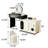 74.8"Modern minimalist cream-style chest of drawers and dressing table with a vanity mirror