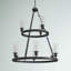 Lustre en roue de chariot à 9 lumières de style bougie Nicolao-750978014-750978015