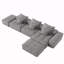 Canapé modulaire surdimensionné Modern-1287839428
