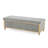 OSGOOD GRAY STORAGE OTTOMAN