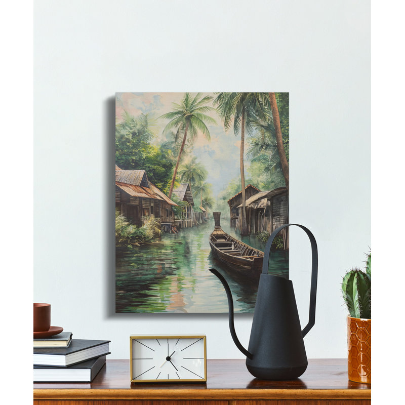 1 Piece Wrapped Canvas Wall Art Set, 35.56 cm H x 27.94 cm W