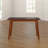 Beech Rectangular Solid Wood Top with Solid Wood Base Dining Table