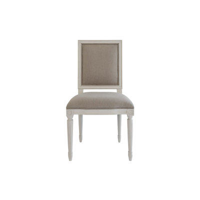 Regent 17.25'' H Linen Upholstered Side Chair