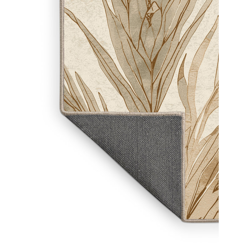 Tapis marocain doux et moelleux Temaraia, Carré 4 pi