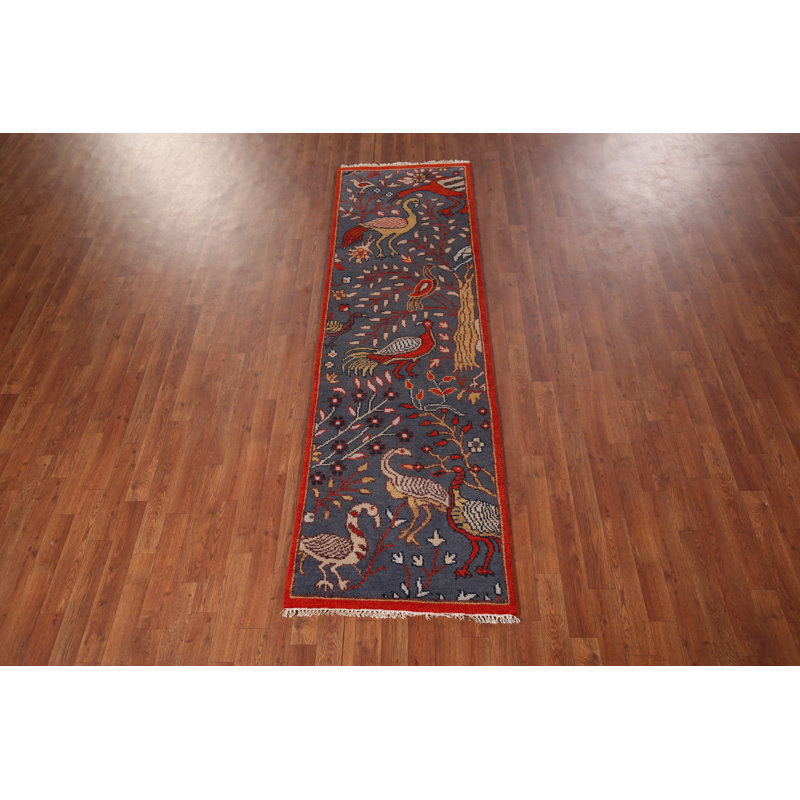 Tapis de couloir indien animaux 8 pi Ziegler