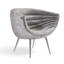 Nouveau 29" Wide Polyester Barrel Chair