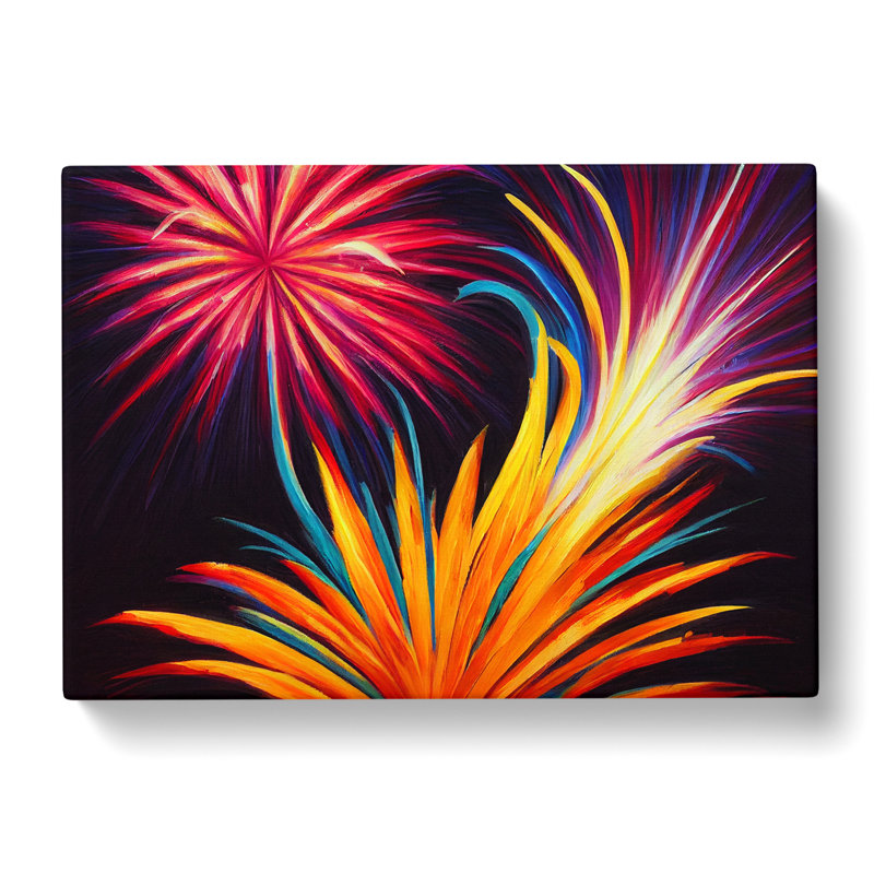 Great Fireworks - Wrapped Canvas, 35cm H x 50cm W x 3cm D
