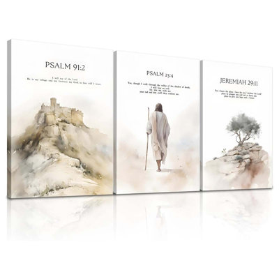 3 Piece Wrapped Canvas Wall Art