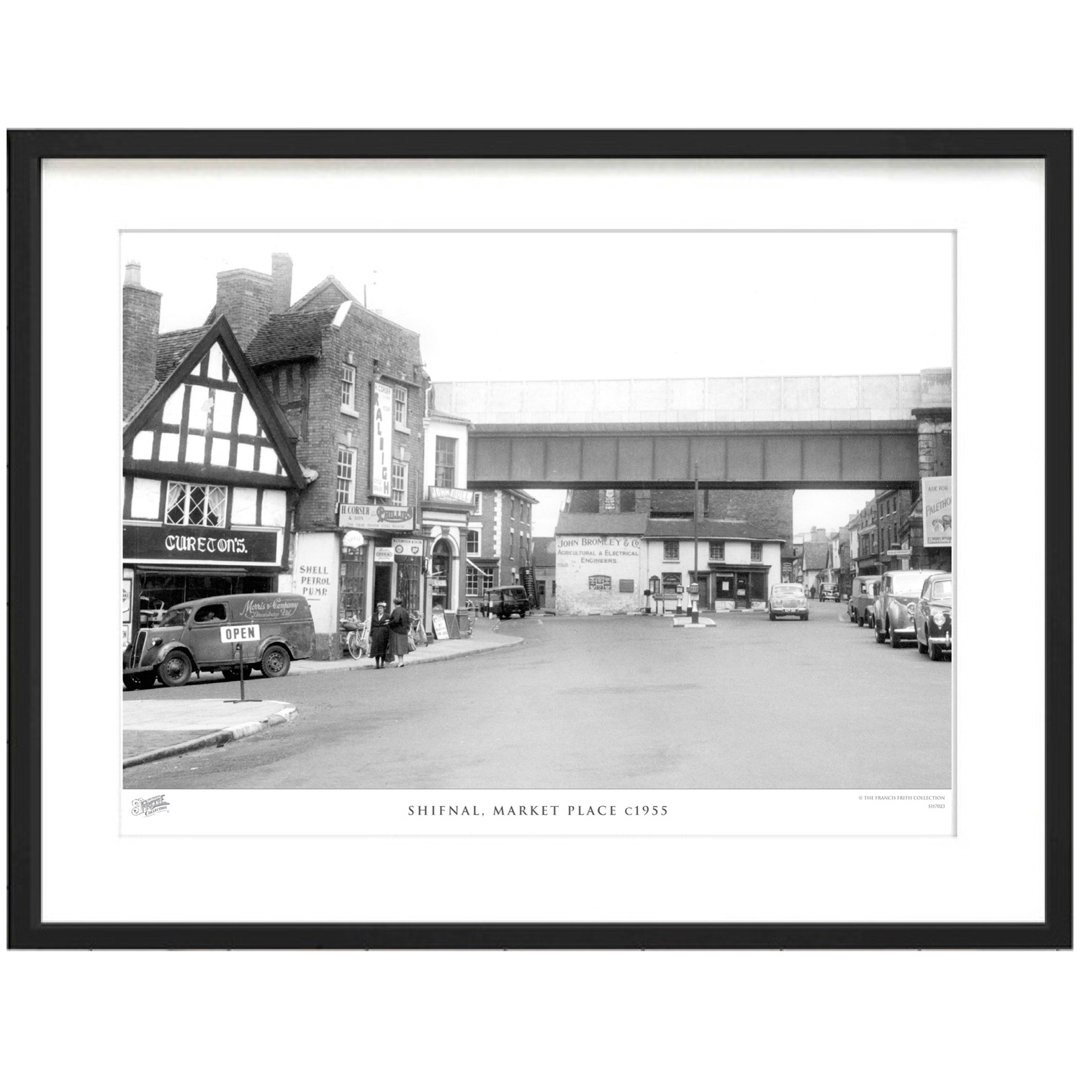 'Shifnal, Market Place C1955' - Picture Frame Photograph Print on Paper
