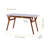 Pinecone Solid Wood Base Dining Table-1834610298