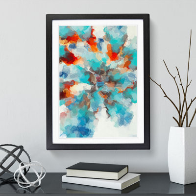 Magnificent Spark Abstract - Framed Print