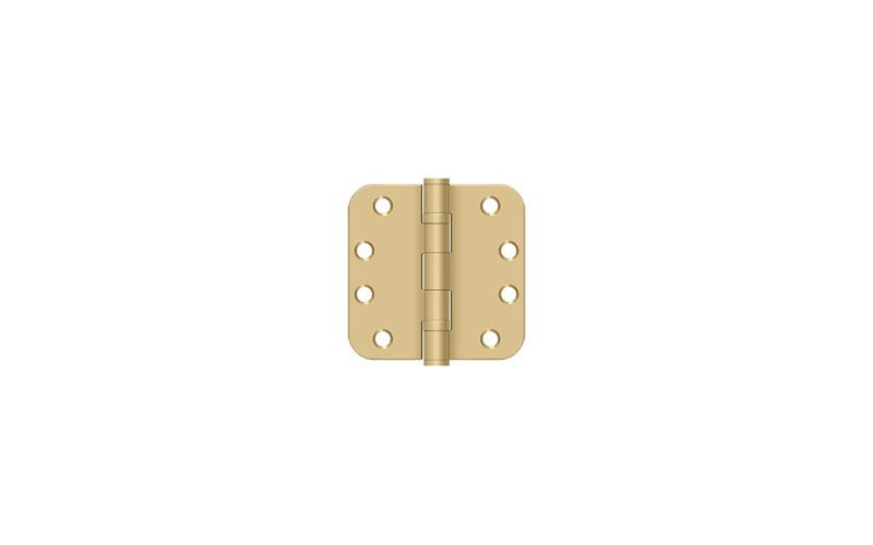 Steel Hinge, Brushed Brass, Steel