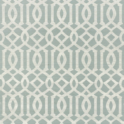 Imperial Trellis Sisal Wallpaper