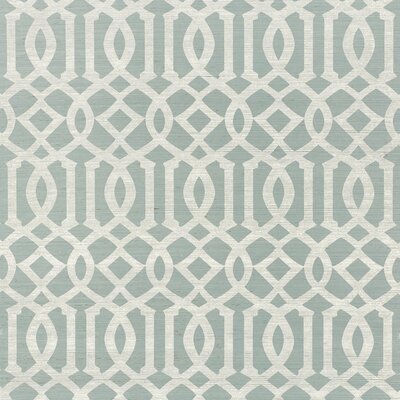 Schumacher Imperial Trellis Sisal Wallpaper - Wayfair Canada