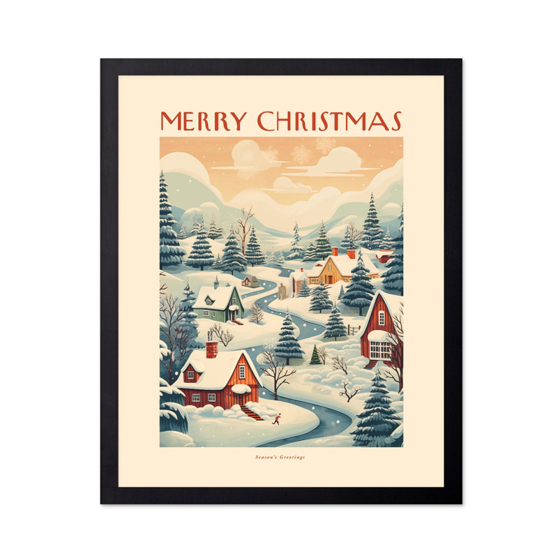 Merry Christmas No7, Unframed, Poster, 12"H x 16"W