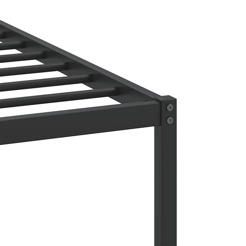 Bed Frame Without Mattress Engineered Wood, Smoked Oak, Small Single (2'6)