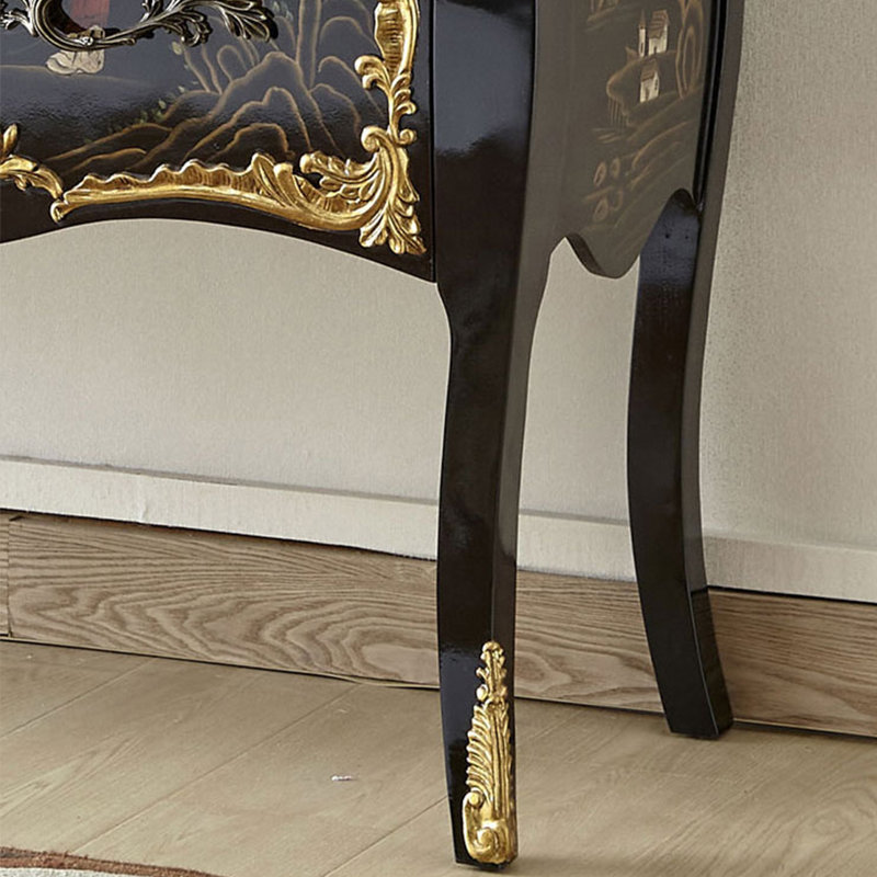 Console rustique avec tiroirs