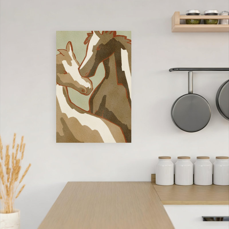 Art mural cheval