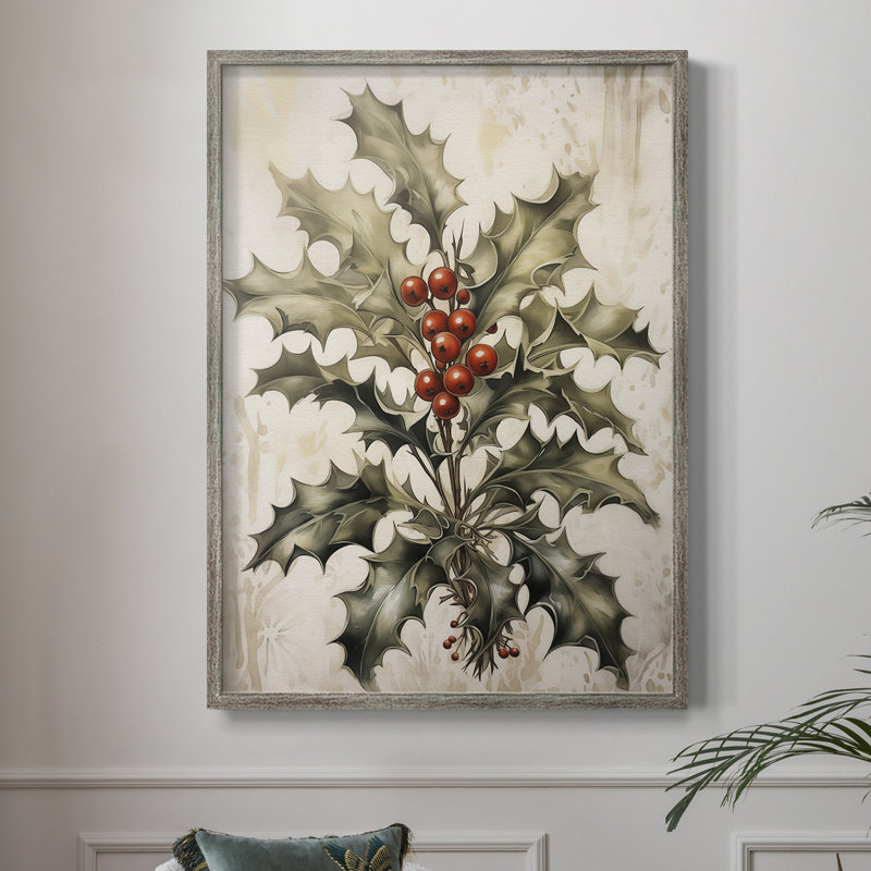 «Christmas Holiday Art» DCL XXXV, reproduction d'art encadrée - bois massif, H 21 po x l 17 po