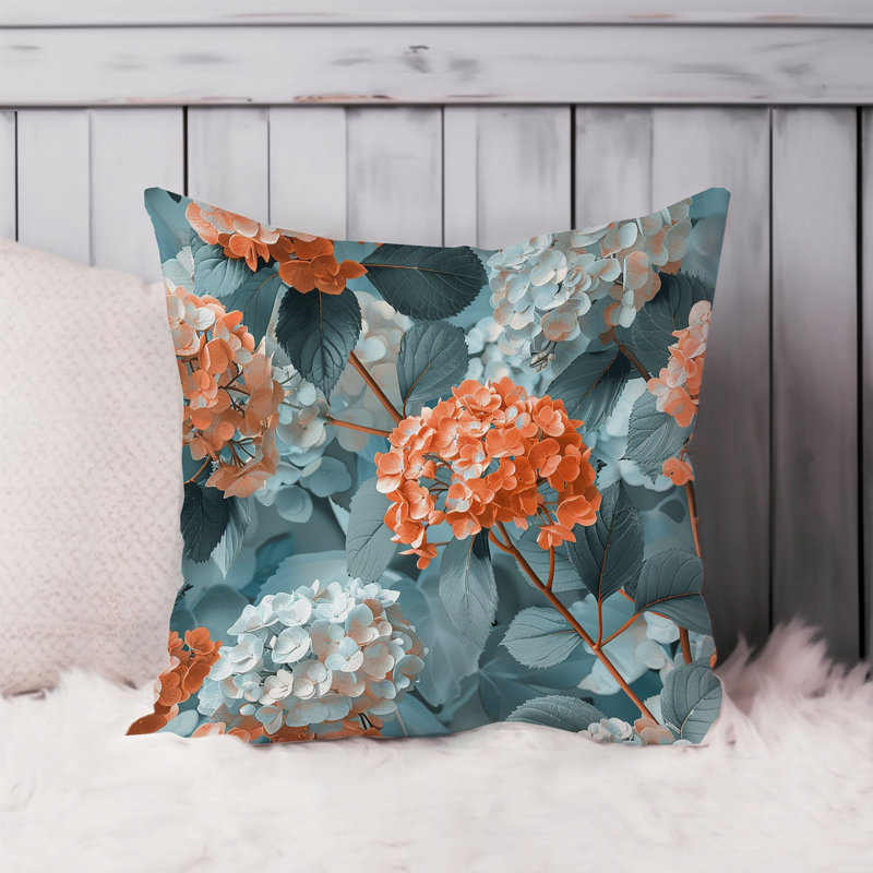 Floral Hydrangea Flowers III Asian, 20"H x 20"W