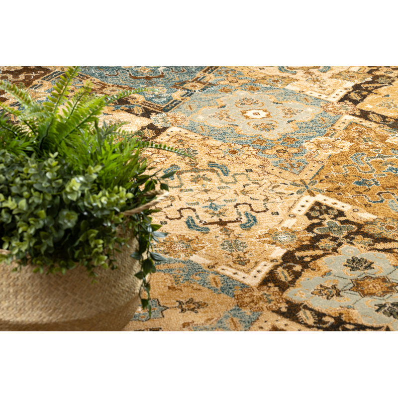 Dequana Oriental Wool Area Rug, Rectangular 200 x 300cm